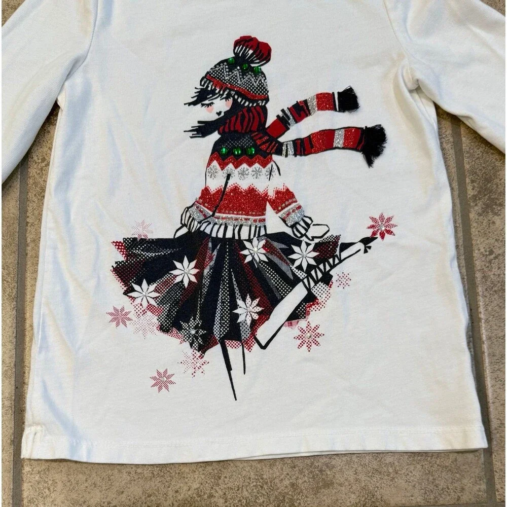 Gymboree North Pole Party Long Sleeve Shirt Top